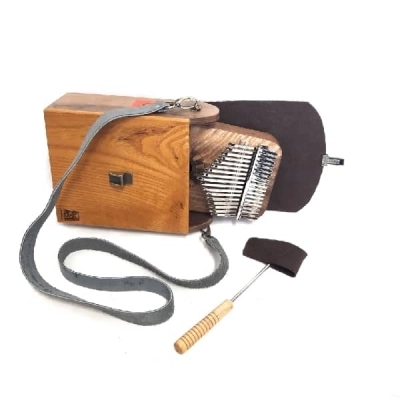 کالیمبا 17 تیغه MP3 همراه با هاردکیس چوبی آکبند
