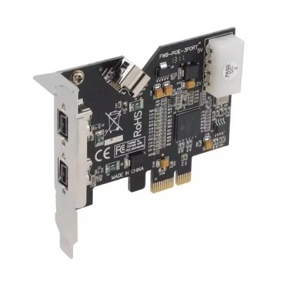 کارت فایروایر Texas Instrument PCIe 2P آکبند