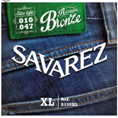 سیم گیتار آکوستیک Savarez ساوارز مدل A130XL اورجینال آکبند