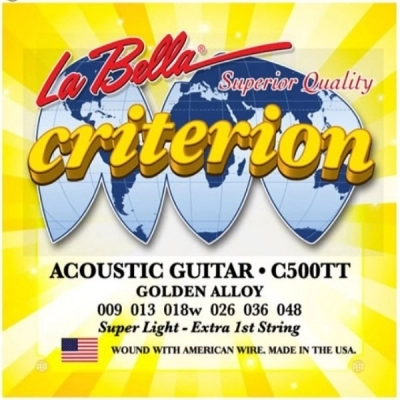 سیم گیتار آکوستیک La bella لابلا مدل C500TT آکبند