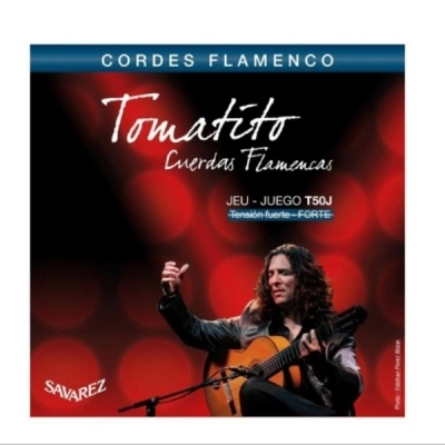 سیم گیتار فلامنکو توماسیک Savarez ساوارز مدل tomatito T50J اورجینال آکبند