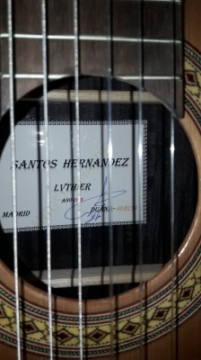 گیتار کلاسیک Santos Hernandes Lvthier